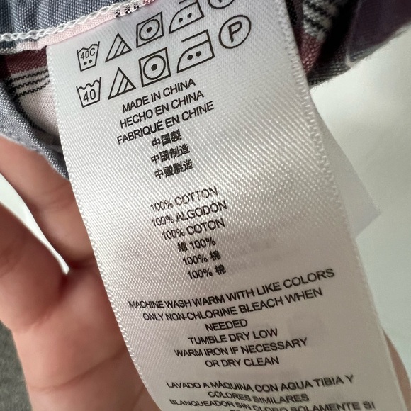 Michael Kors | men’s plaid button down shirt - L - Picture 6 of 6